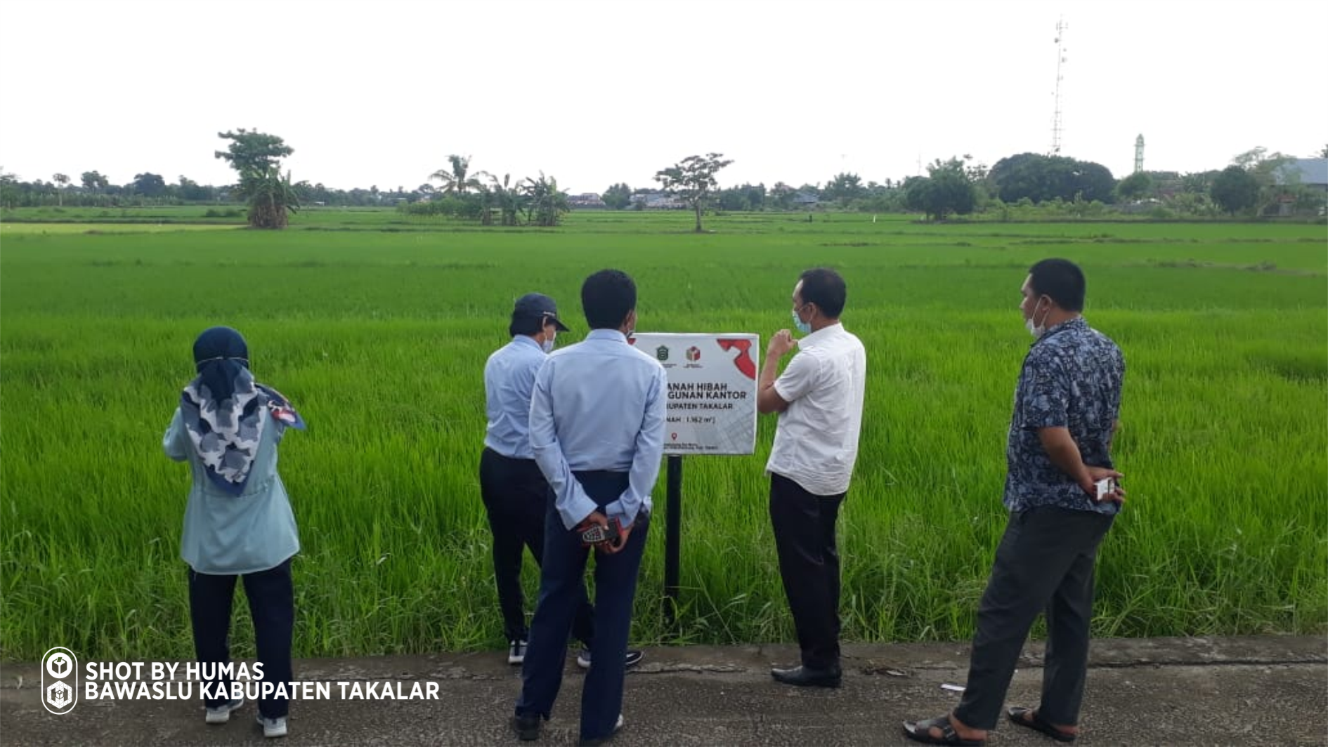 Tim Penilai KPKNL Makassar tinjau lokasi Hibah Tanah Bawaslu Takalar 