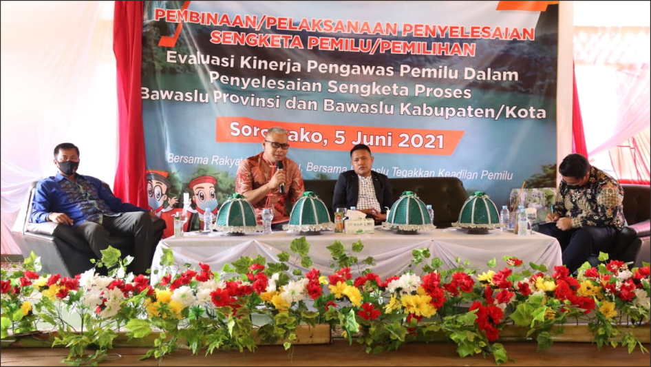 Sambut Pemilu 2024, Bawaslu Takalar ikuti Pembinaan & Evaluasi Penyelesaiaan Sengketa