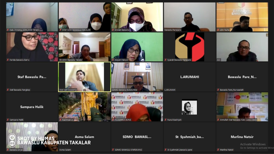 Ikuti Rakor Penyusunan Laporan Akhir Divisi SDMO, Bawaslu Takalar Optimis selesaikan tepat waktu