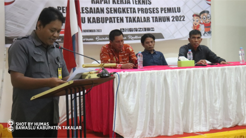 Cegah Potensi Sengketa dalam Verfak Parpol, Bawaslu Takalar Laksanakan Rakernis PSPP
