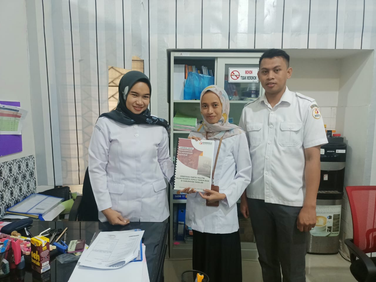 Bawaslu Takalar Sampaikan Laporan Akhir Pengawasan Verifikasi Parpol