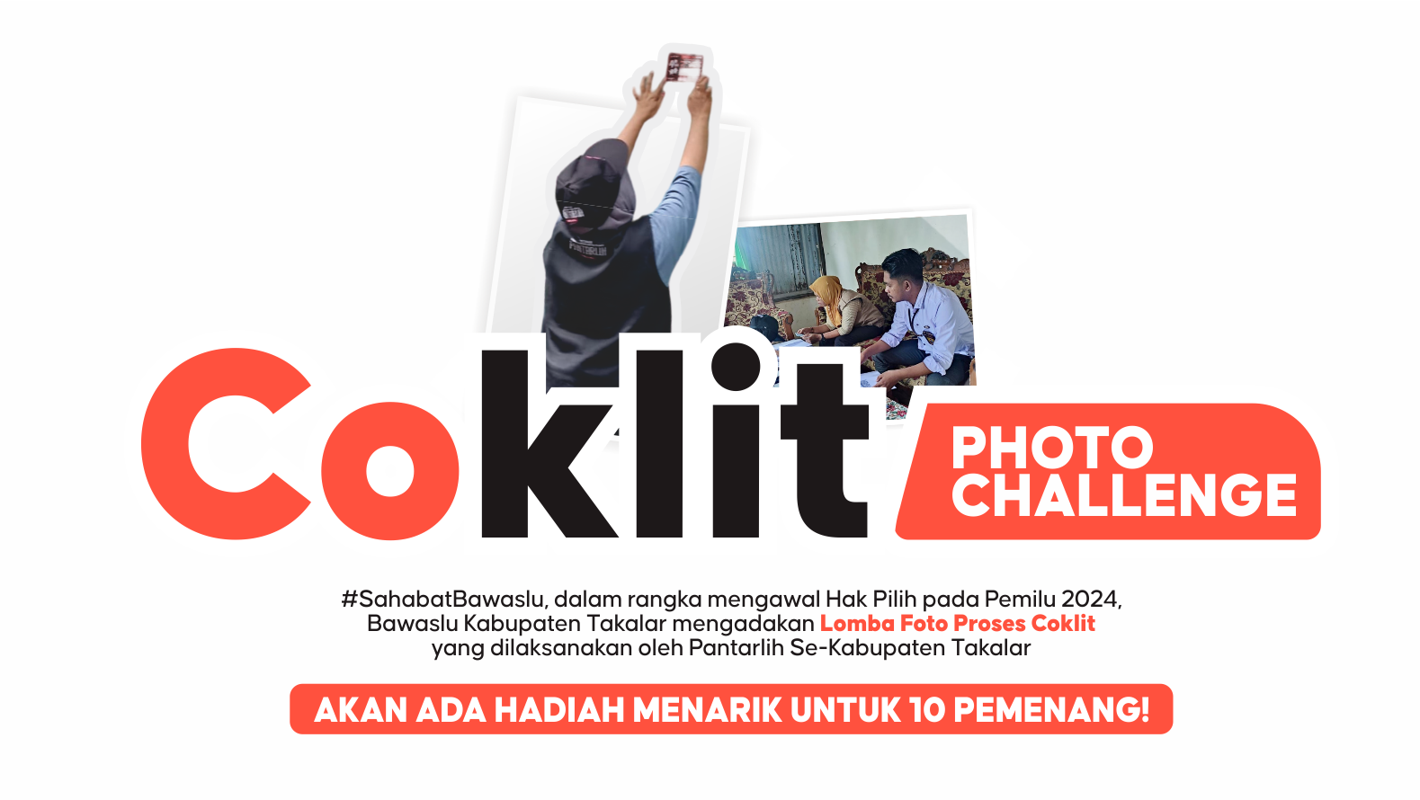 Bawaslu Takalar Gelar Lomba Foto Terbaik Proses Coklit, Batas Keikutsertaan Hingga 14 Maret 2023