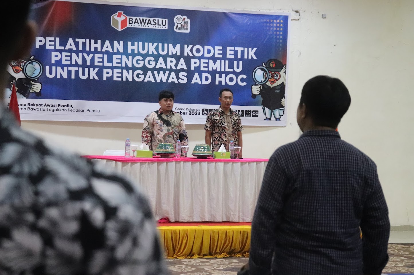 Bawaslu Kabupaten Takalar gelar Pelatihan Hukum Kode Etik Penyelenggara Pemilu untuk Pengawas Ad Hoc