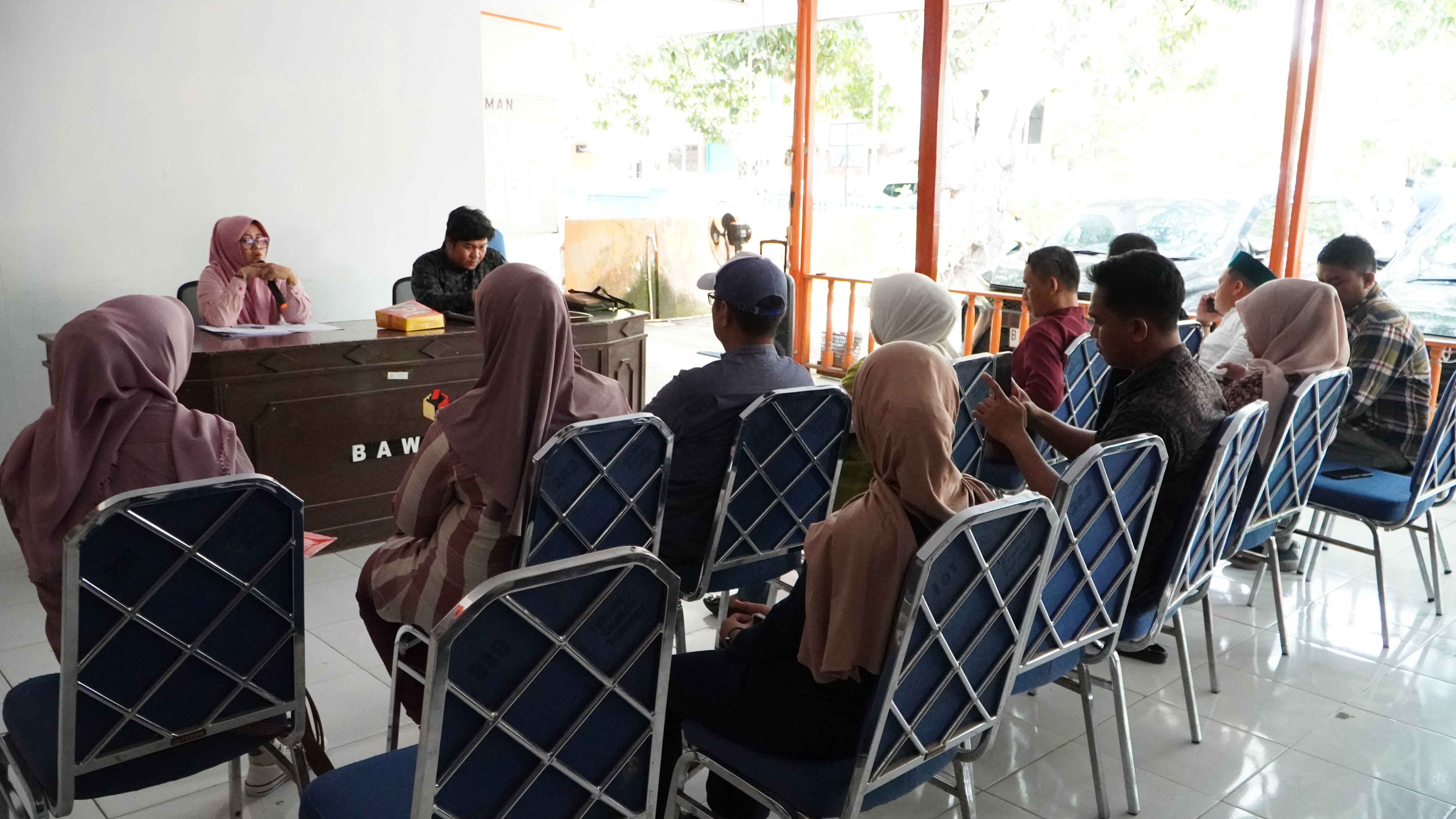 Rapat Koordinasi Pengawasan Perekrutan KPPS bersama Panwascam se-Kabupaten Takalar