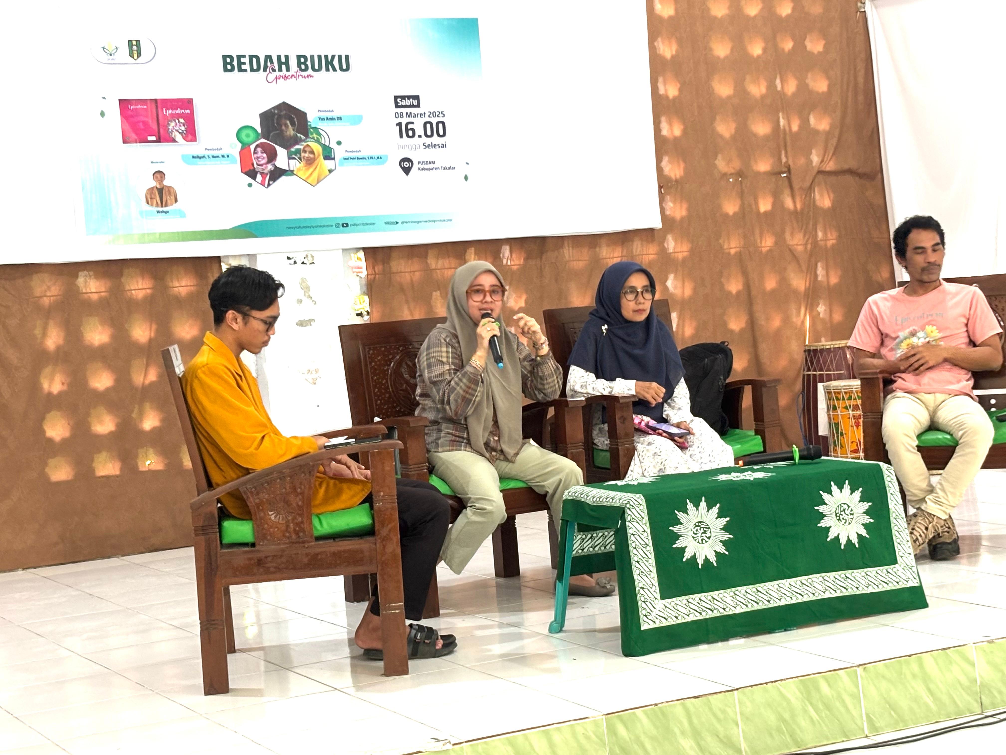 Bedah Buku Episentrum di Giat IPM Cabang Takalar