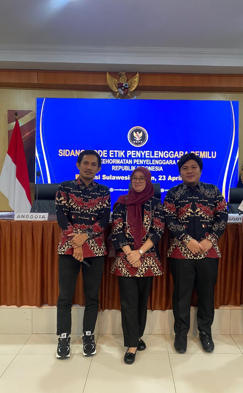 Bawaslu Takalar Hadiri Sidang DKPP Sebagai Pihak Terkait