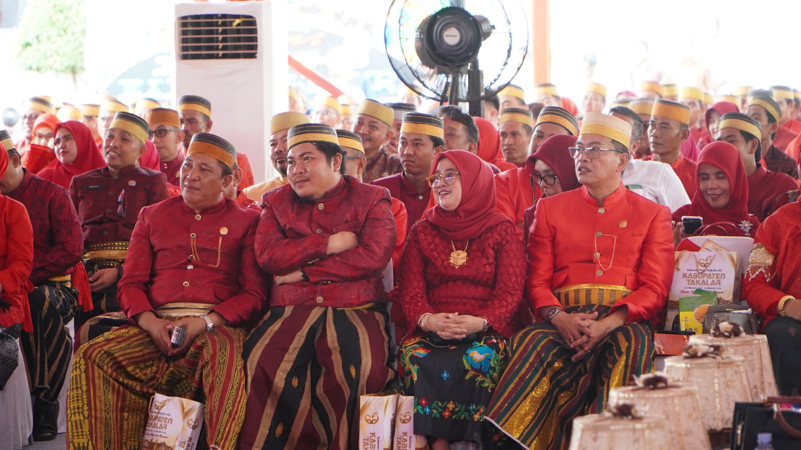 Pimpinan Bawaslu Takalar Hadiri Peringatan HUT ke-65 Kabupaten Takalar