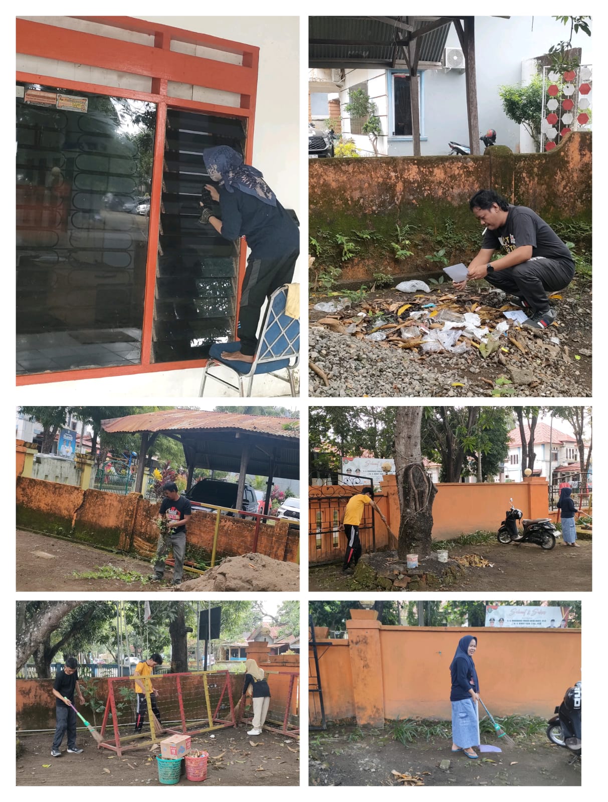 Bawaslu Takalar Gelar Kerja Bakti dan Makan Bersama 