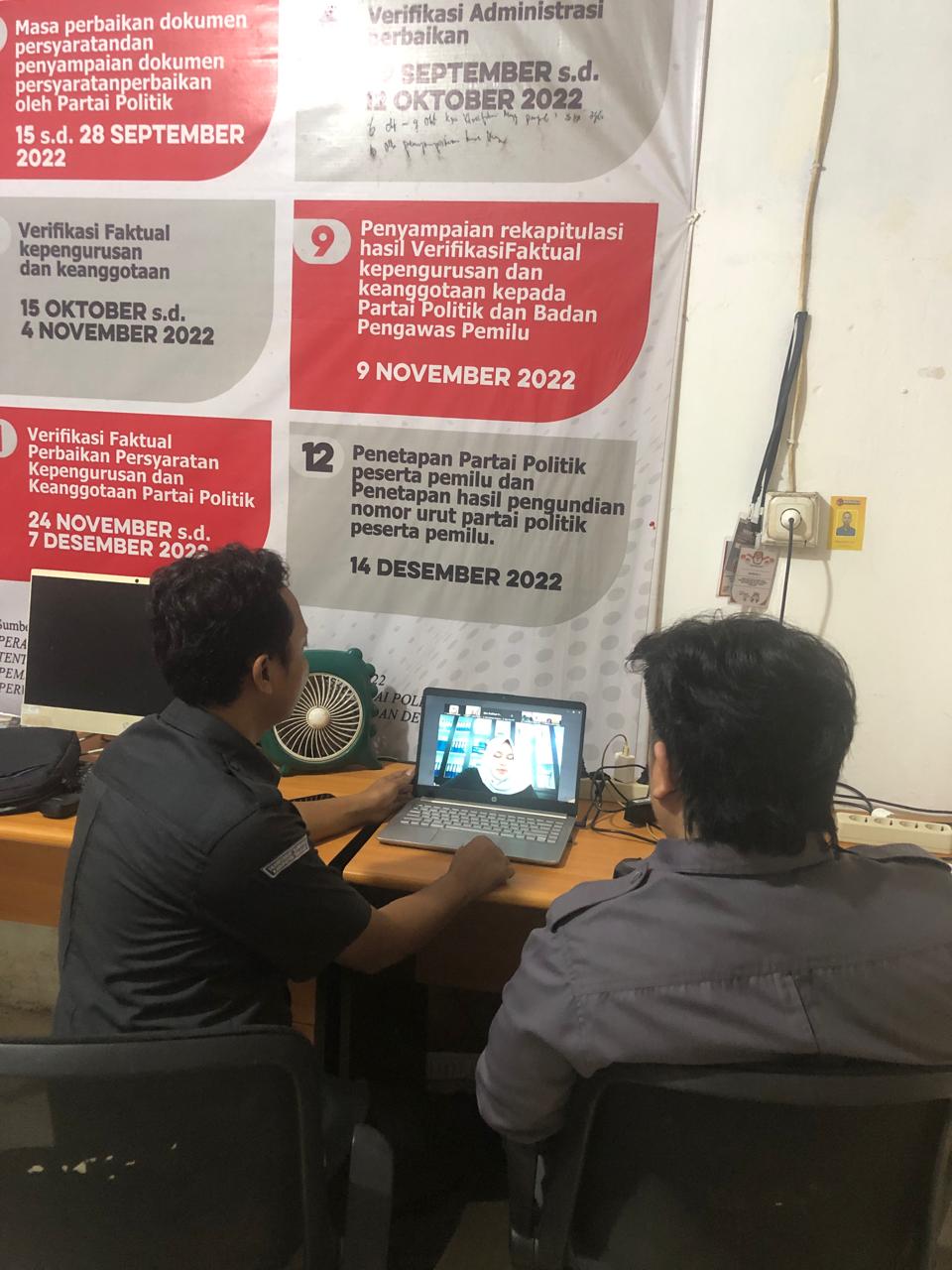 Rapat Koordinasi Pengawasan PDPB tahun 2025 Via Daring