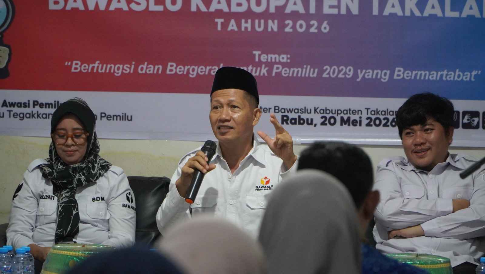 Pimpinan Bawaslu Provinsi Sulawesi Selatan, Saiful Jihad Motivasi Peserta P2P Takalar