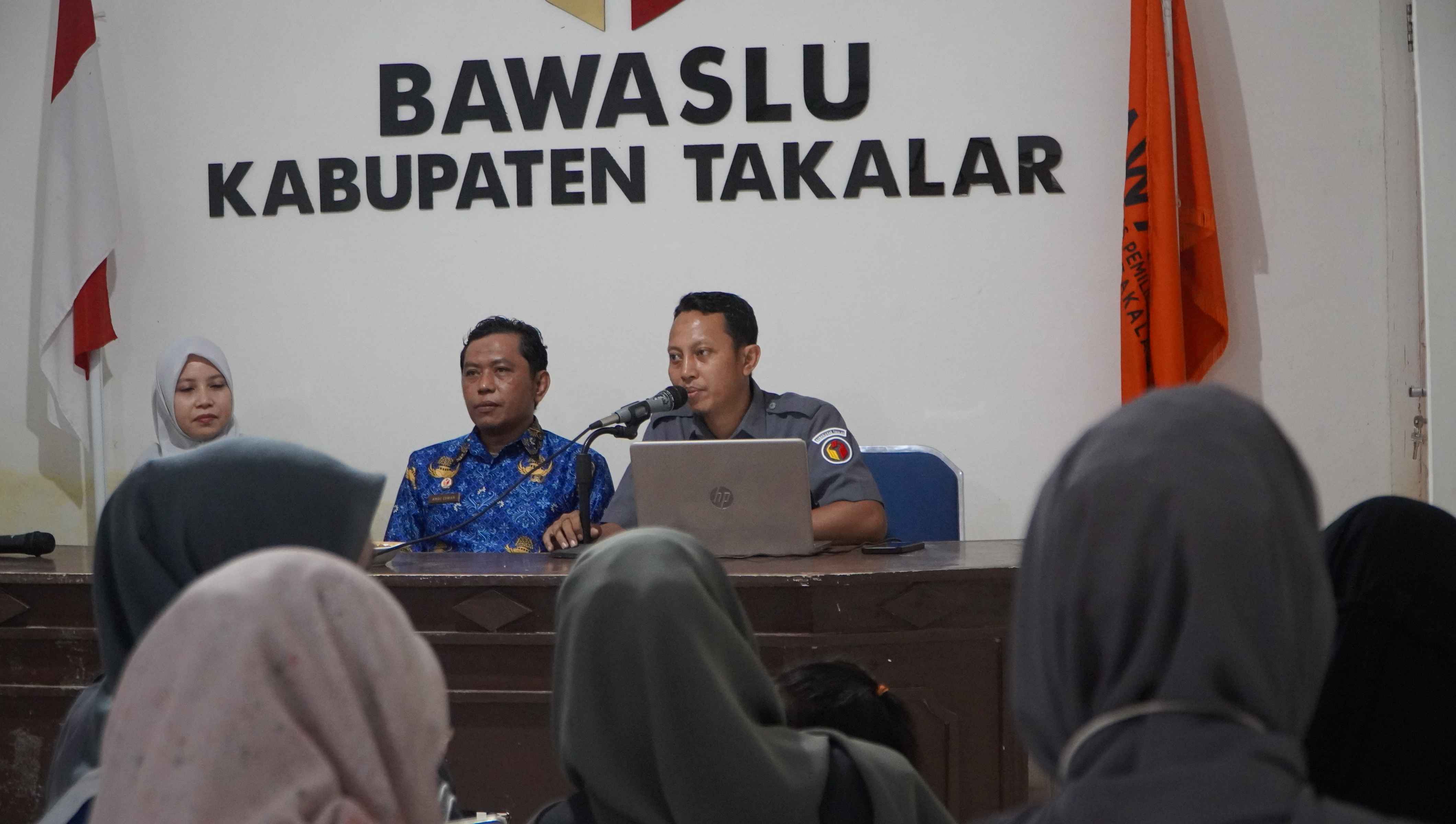 Divisi HPPH Bawaslu Takalar Bahas Strategi Pengawasan Partisipatif pada Sindi Sesi ke 10 Bawaslu Takalar