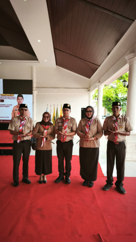 Mabi Saka Adhyasta Pemilu, Ketua Bawaslu Takalar Hadiri Pelantikan Kwarcab Takalar