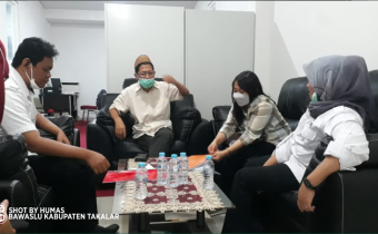 Humas Bawaslu Takalar Koordinasikan Laporan Akhir Tahun 2020 di Bawaslu Sulsel