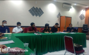 Korsek Bawaslu Takalar Ikuti Rapat Pemantapan dan Evaluasi Anggaran Triwulan 1 Tahun 2021