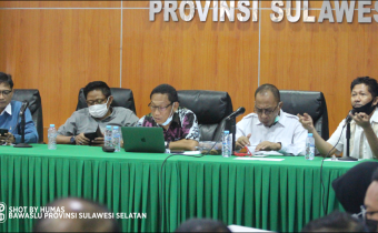 Bawaslu Takalar Hadiri Rapat Persiapan Rekapitulasi Daftar Pemilih Berkelanjutan di Bawaslu Sulsel