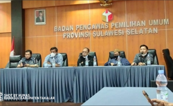 Bawaslu Takalar Hadiri Rapat Evaluasi Penanganan Sengketa Proses Pemilihan dimasa Pandemi 