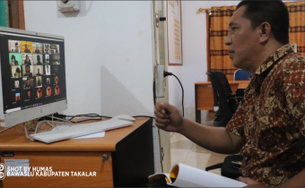 Ikuti Rapat Datin, Bawaslu Takalar sediakan data dan informasi dalam Arsip Digital dan Unit PPID