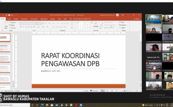 
Ikuti Rapat Koordinasi Pelaksanaan Pengawasan Daftar Pemilih Berkelanjutan