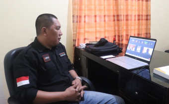 Ketua Bawaslu Takalar Ikuti Video Conference Pembahasan Pelaksanaan Pengawasan 2022 