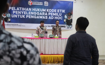 Bawaslu Kabupaten Takalar gelar Pelatihan Hukum Kode Etik Penyelenggara Pemilu untuk Pengawas Ad Hoc