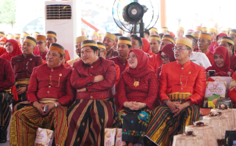 Pimpinan Bawaslu Takalar Hadiri Peringatan HUT ke-65 Kabupaten Takalar