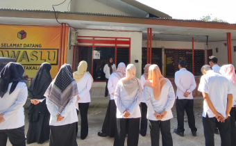 Apel Pagi, Bawaslu Takalar Siap Lakukan Uji Petik Pengawasan PDPB