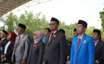 Bawaslu Takalar Hadiri Upacara HUT 80 RI di Lapangan Makkatang Dg. Sibali