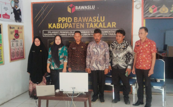 Kepala Sekretariat dan PPPK Bawaslu Takalar Ikuti Orientasi PPPK secara daring