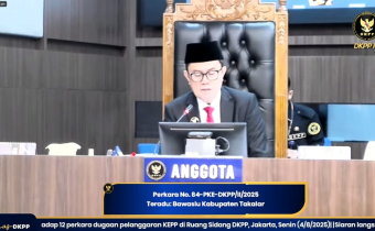 Pembacaan Putusan Sidang DKPP Perkara Nomor 84-PKE-DKPP/II/2025 oleh Ketua DKPP RI