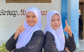 Paslon Ketua dan Wakil Ketua OSIS SMAN 3 Takalar Terpilih, Syarifa Aqila (Alumni P2P dan Anggota FAP) dan Rezky Aulia Sahab