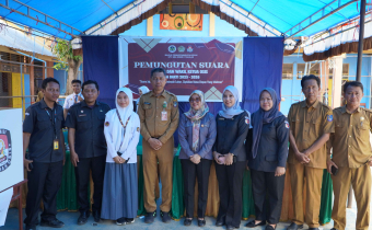 Bawaslu Takalar Hadiri Pemilihan Ketos SMAN 1 Takalar secara e-voting