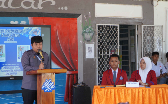 Pimpinan Bawaslu Takalar Hadiri Debat Calon Ketos SMAN 2 Takalar