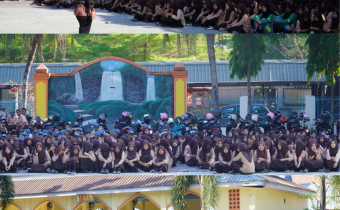 Pimpinan Bawaslu Takalar Edukasi Ribuan Siswa SMAN 3 Takalar jelang Pilketos Serentak 2026