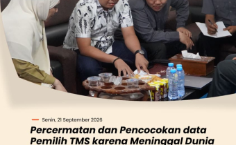 Bawaslu dan KPU Takalar koordinasikan Pemilih TMS ke Disdukcapil